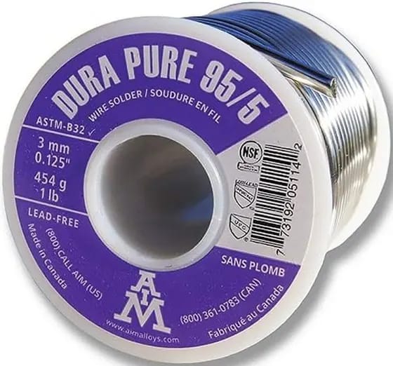 Dura Pure 95/5 solder wire for plumbing